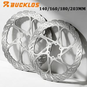 BUCKLOS 자전거  브레이크 로터 140mm 203mm 유압 열 방출 MTB 로드 바이크