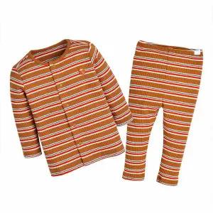 [보리보리/모이몰른]유아 골지 실내복 세트