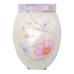 [생활] 코스모스 변기커버 특대형 O자형 베이지