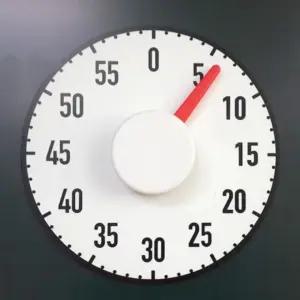 타이머 자석 교육 대형 수업 60분 대형타이머 교육용 태엽식 칠판부착용 용타이머 칠판부착 수업용타이머