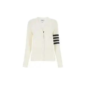 [톰브라운] 밀라노 스티치 브이넥 가디건 화이트 FKC207A 00014 100 150342188