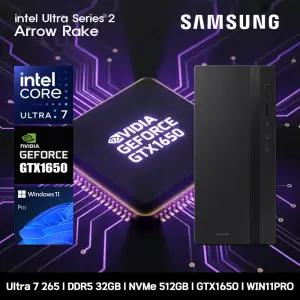 삼성데스크탑 코어 울트라7 GTX1650 컴퓨터 DM500THZ-Z7ADD-GTX1650 11PRO Ultra7-265 32GB SSD512GB