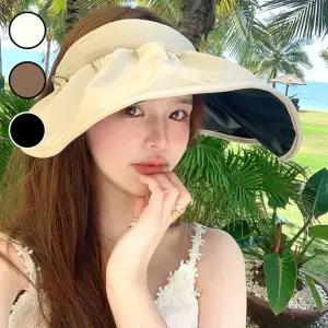 롤업와이어썬캡 여름 챙넓은 여성 휴양지 예쁜 모자 헤어밴드 등산햇빛가리개 밴드 여성 햇빛가리개모자