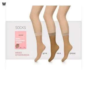 S모아 미즈 실리콘 밴드 스타킹 삭스 5개