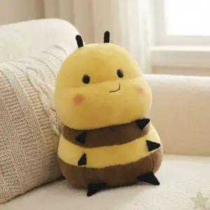 벌 캐릭터 봉제인형 침실 소파 쿠션 베개 애착 동물 캐릭터 인테리어 소품 선물용