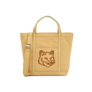[메종키츠네] 남여공용 폭스헤드 스몰 토트백 베이지 144628835