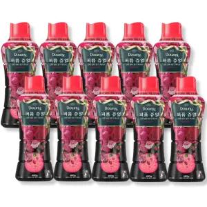 다우니 퍼퓸 쥬얼 루비 피오니 향기부스터, 480g, 10개