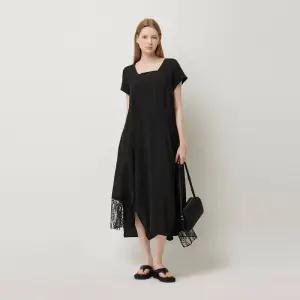 시슬리 레이스 패치 소매 롤업 원피스 SAOP73541 국내매장판 1679928