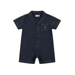 [롯데백화점]캉골 [베이비] 쿨 데님 점프수트 SB 0D16 네이비 (BSBCJU0D160NV)