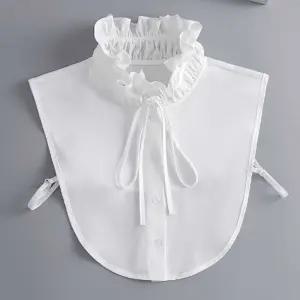 여자 넥케이프 가짜 웨어 이너 목카라 스타일 라운딩