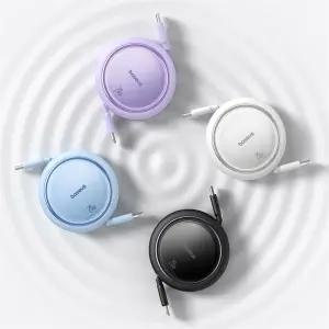 베이스어스 C to 8핀 릴케이블 아이폰 고속 충전 프리2풀 20W 1M