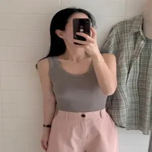 심플 스판 골지 나시 (2 color)