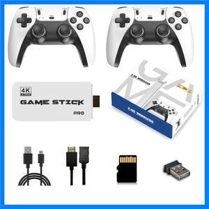 M15 4K 게임 스틱 프로 무선 컨트롤러 레트로 콘솔 내장 HDMI TV 스틱(2.4G 포함)