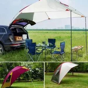 [골드스마일]차량용 타프 어닝 차박 텐트 그늘막 감성캠핑 흡착판 차량용텐트