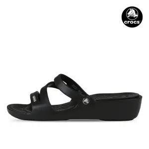크록스 패트리샤 여성 슬리퍼 샌들 블랙 10386-060