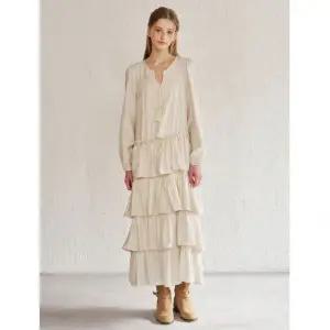 르샵 러블리 타이 포인트 캉캉 롱 원피스 DQ1OW006A