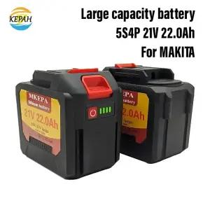 Makita 22Ah 고전력 충전식 배터리 전기 스크루 드라이버 드릴 22000mAh에 적합한 21V 리튬 도구