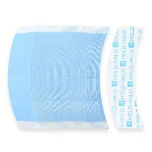 에이미퀸 60Pcs 가발 테이프 양면 울트라 홀드 방수 레이스 가발용 강력 헤어 접착 투피 - 쉽게 제거할 수