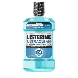 리스테린 울트라클렌 인텐시브 소독 구강 청결제 + 미백 보호* 구취 치은염 및 치석 퇴치에 도움이 되는