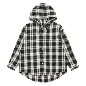 더센트럴 소이주니어 TC01 유니 후드 체크셔츠  26S5331