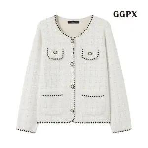 택가 59000원 [피엑스 GGPX ]노카라 진주 트위드 가디건 GPDCK018D 3129932