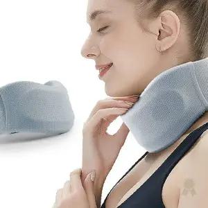 목 완화 보조기 경추 지지 고정 밴드 자세 교정 착용 숨쉬기 편한 메쉬 소재