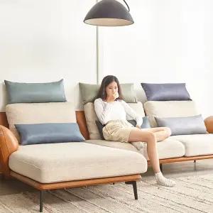 쇼파가죽쿠션 긴 소파 틈새막이 사무실 다리베개