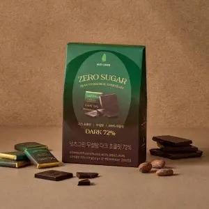 [아트박스]/넛츠그린 넛츠그린 무설탕 다크 초콜릿 72% 22개입