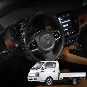 포터2 실리콘 원패턴 그립 차량핸들커버 고급진 독특한 자동차핸들커버