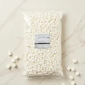 웰베이킹 화이트 미니 마시멜로우 2kg / 스모어쿠키 두바이쫀득쿠키 두쫀쿠 재료