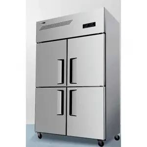 4도어 냉장고 상업용 수직 냉동고 주방 이중 대용량