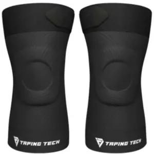 테이핑테크 무릎 보호대 크로스핏 슬개골 블.랙 양쪽 L