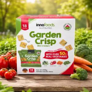 이노푸드 가든크리스프 미니크래커 510g (28.35g x 18개) 야채크래커