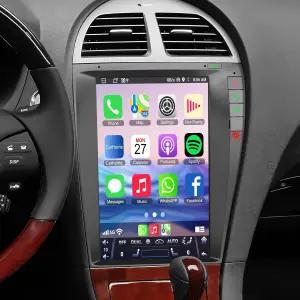 2006-2011년 렉서스 ES350 라디오 업그레이드용 GPS 안드로이드 14스테레오 교체 IPS 터치스크린 1280 *