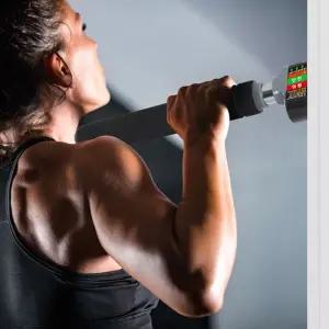 IW 와이드흠집방지안전철봉 장축턱걸이바 실내 문틀 가정용 홈트레이닝 기구