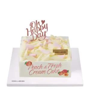 [뚜레쥬르]오! 해피 복숭아 케이크
