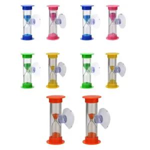 3분 10개 흡착 모래시계 욕실 혼합색상양치 치과 타이머