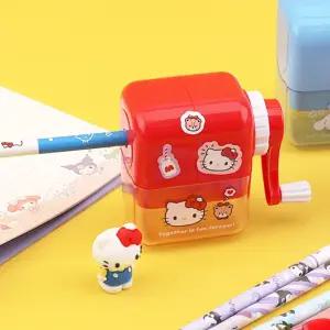 산리오 헬로키티 미니 연필깎이준비물 초등학생 문구세트 학용품 전동 자동 팬시