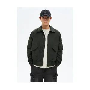 에잇세컨즈 8SNDS 패디드 플라이트 봄버 카키 265138AY1H 422519