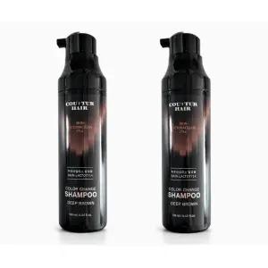 꾸뛰르염색샴푸 시즌4 진갈색 190ml 2개 꾸띄르 새치 조혜련 흰머리 대용량