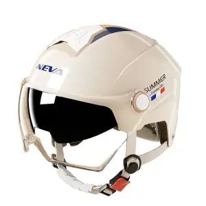 여름용 반모헬멧 경량 바이크 오토바이 통기성 스쿠터 프리사이즈 헬멧