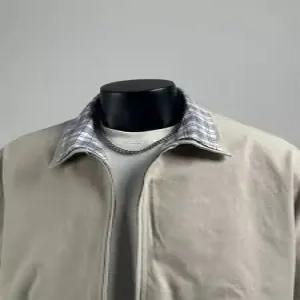 호크아이 빈티지 남성 하프 페이크 투피스 체크 코트 봄가을 자켓 칼라 데일리룩 KUK3