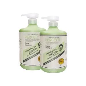 김태중 탄머리 복구펌 퍼펙트2시리즈 그린 헤어 샴푸 1000ml