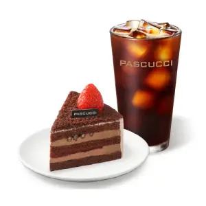 [파스쿠찌] 아메리카노(R)+오! 마이 초코(조각)