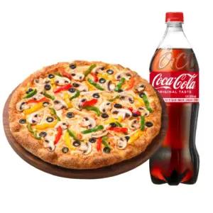 [피자헛] 베지 러버 오리지널L + 콜라 1.25L