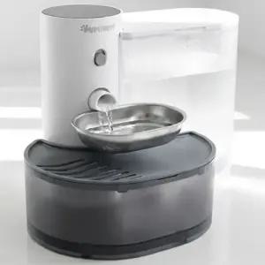 푸푸펫츠 강아지 고양이 무선 무필터 무소음 3시간마다 깨끗한 물 자동 급수기