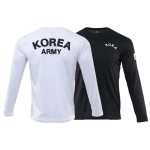 쿨메쉬 기능성 ROKA 냉장고 로카티 긴팔티셔츠 블랙 화이트 여행 등산 캠핑 단체티주문