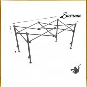 휴대용 야외 캠핑 확장형 접이식 테이블 다리 받침대 캐리지 액세서리 완전 세트 에그 롤 가구