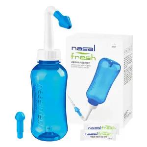나잘후레쉬 코세척용기 300ml + 코세정분말 2포(2.7g) 미세먼지 비염 코청소 코세정기