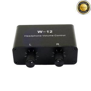 사운드 컨트롤러 헤드폰 볼륨 조절 3.5Mm + 왼쪽 및 오른쪽 채널용 스테레오 조정